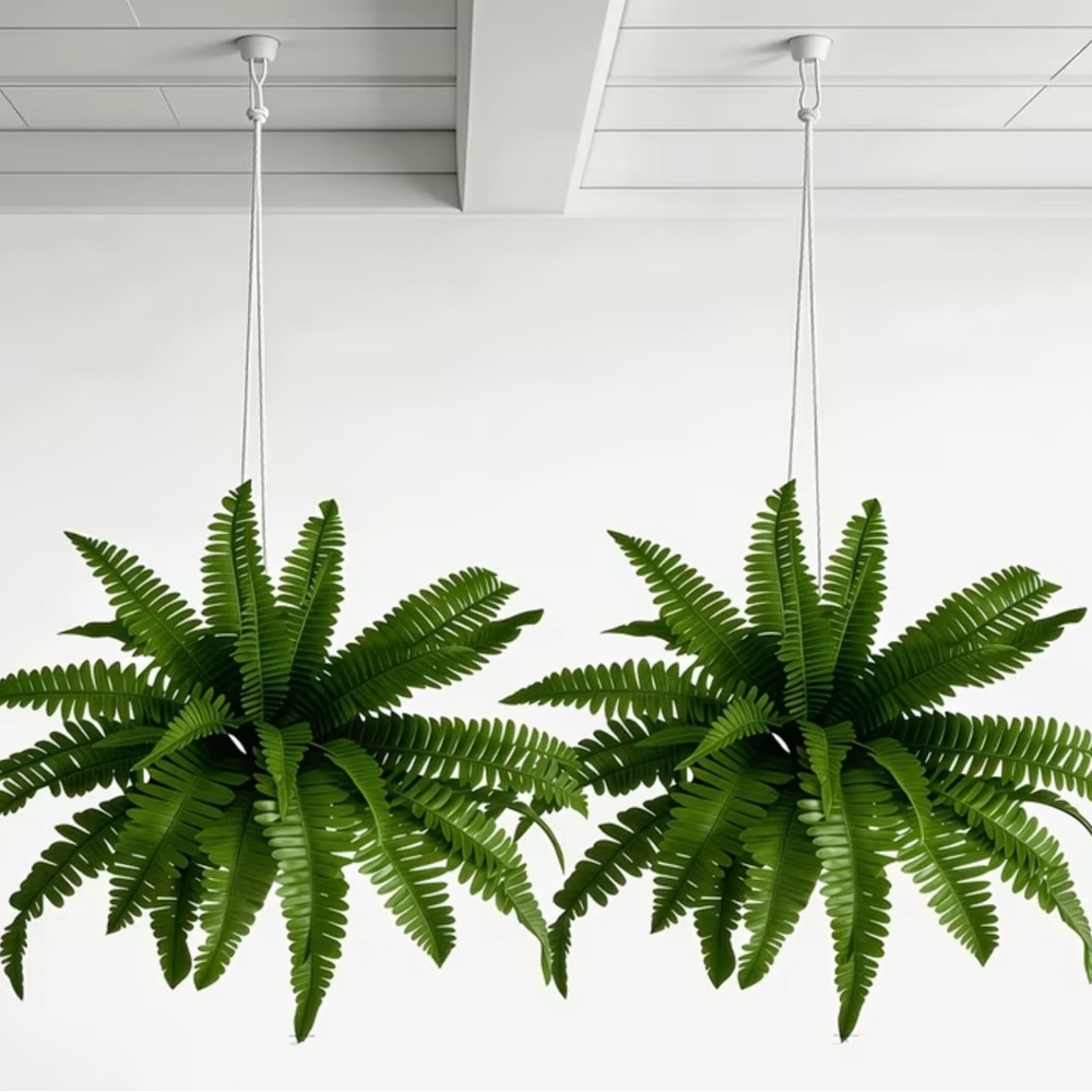 Realistic Artificial Fern Plant - Vivid Green - Picture 2 of 5